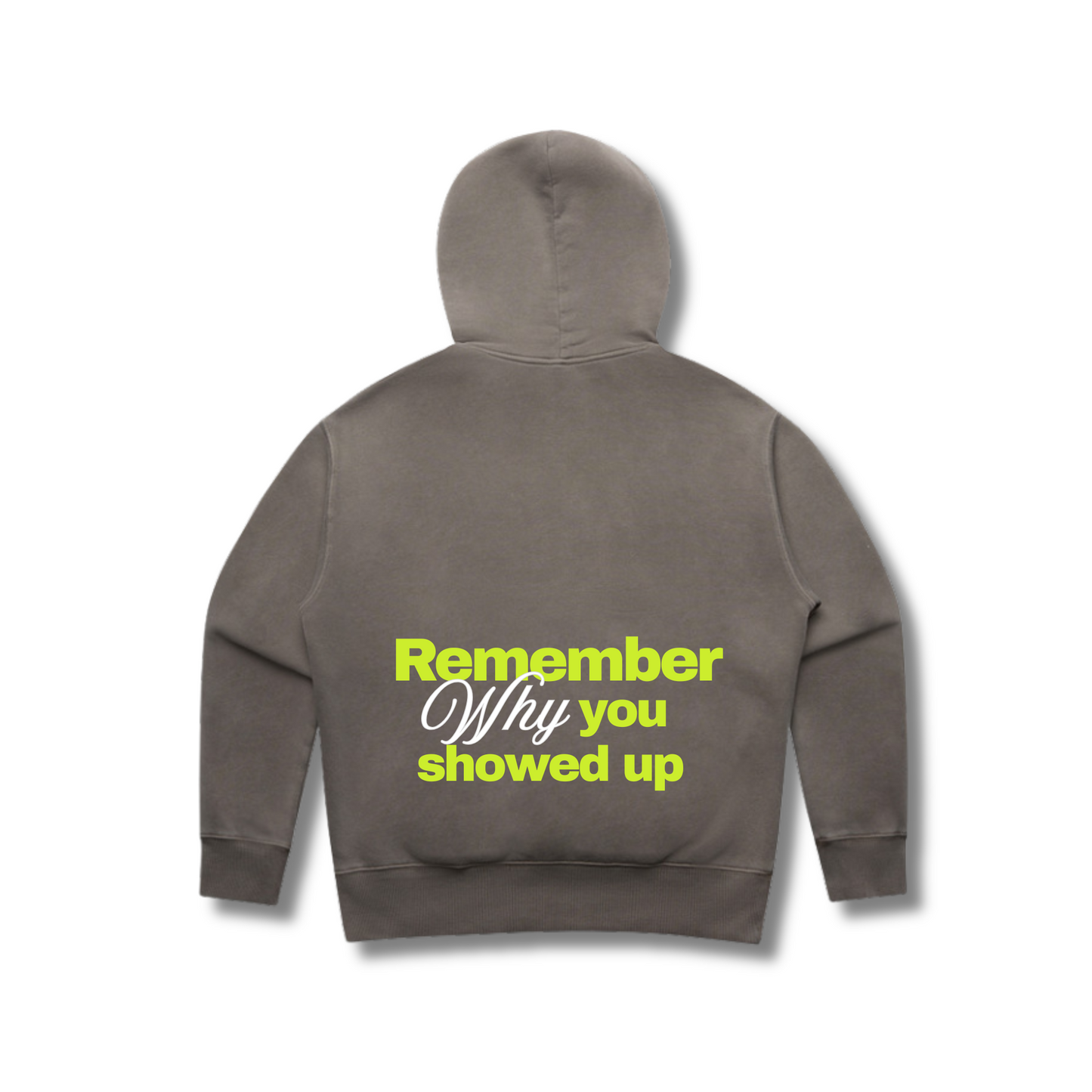 RELAXED GARMENT-DYED HOODIE (Remember Why You Showed Up)