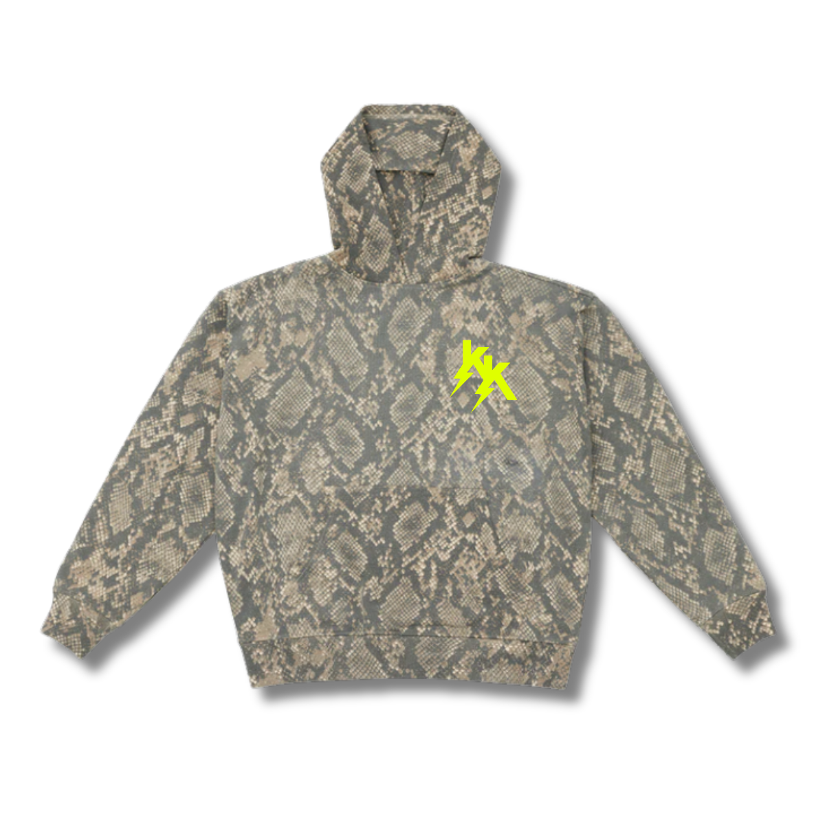 KK Vintage Rattlesnake Hoodie (Inhale Breathe Exhale)