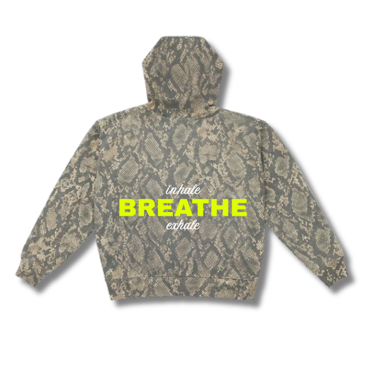 KK Vintage Rattlesnake Hoodie (Inhale Breathe Exhale)