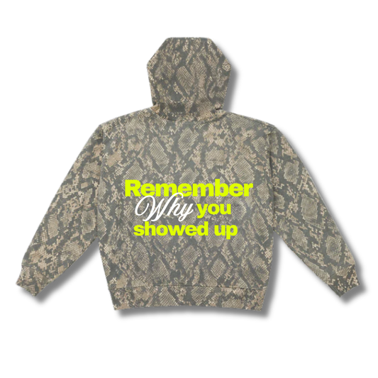KK Vintage Rattlesnake Hoodie (Remember Why You Showed Up)